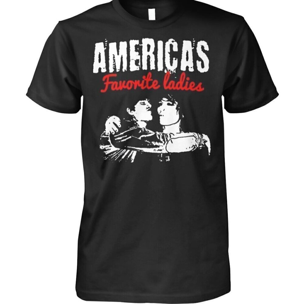Americas Favorite Ladies Funny Graphic T-Shirt .